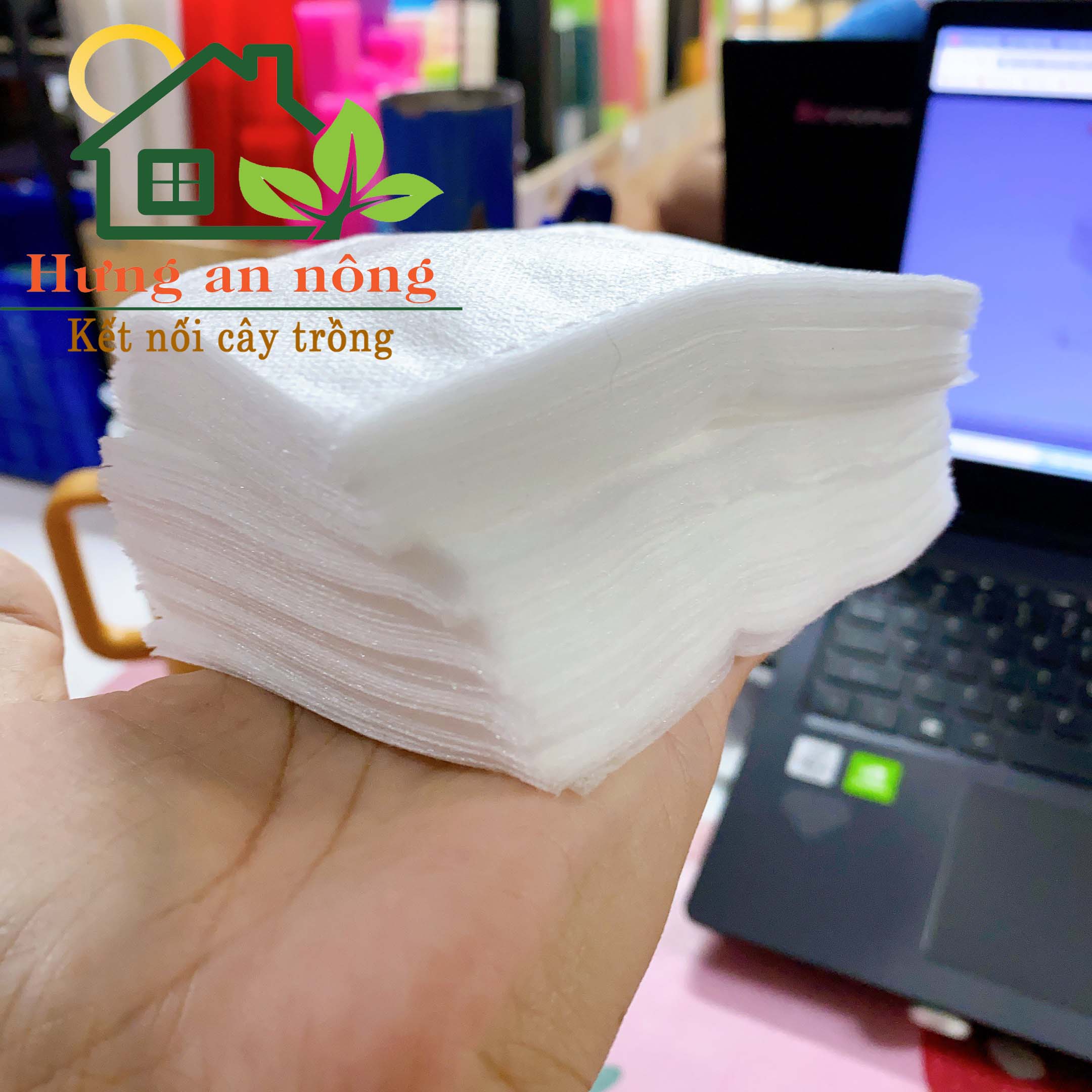 500 Túi vải không dệt tự hủy, ươm trồng tiện lợi bảo vệ môi trường, size 8x10cm,