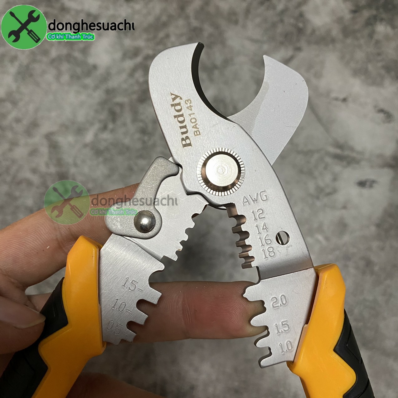 [HCM]Kềm đa năng buddy BA0143 175mm Đài Loan