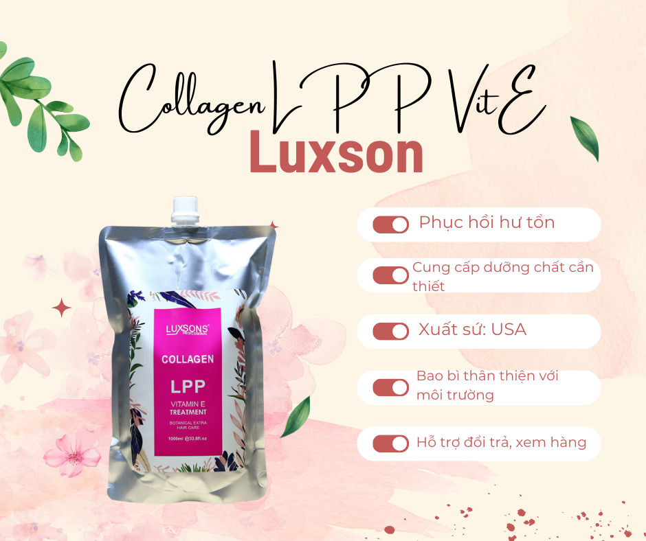 Hấp Dầu Luxsons Collagen Siêu Thơm Siêu Bóng Mượt 1000ml