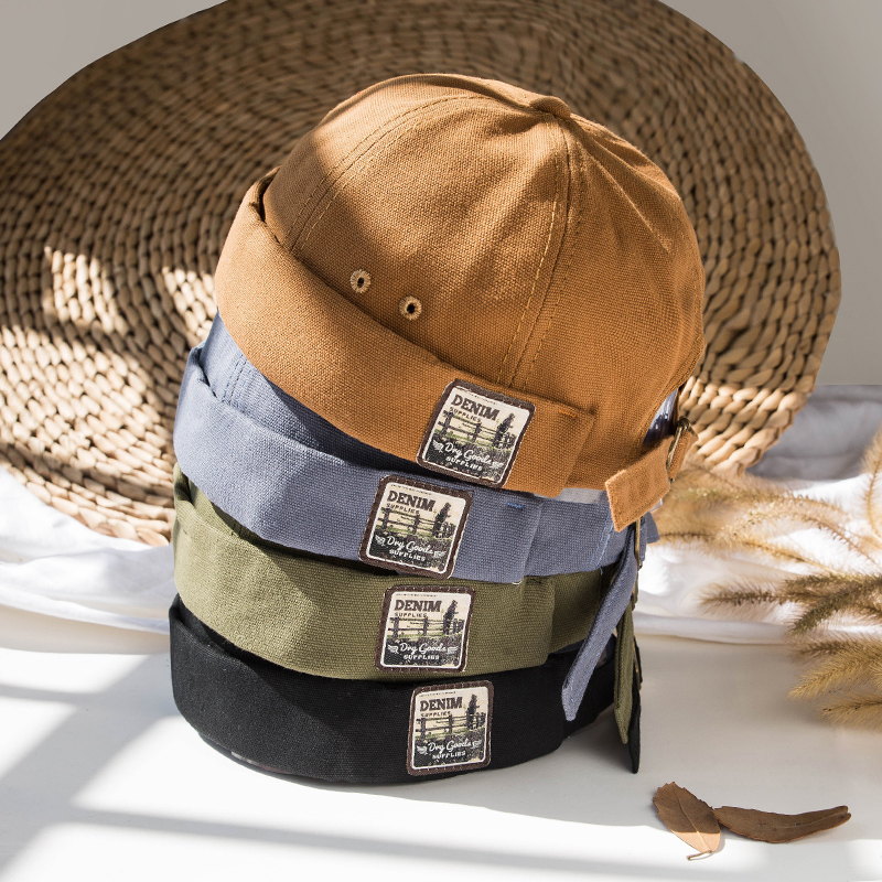 Mũ quả dưa/địa chủ denim hipster