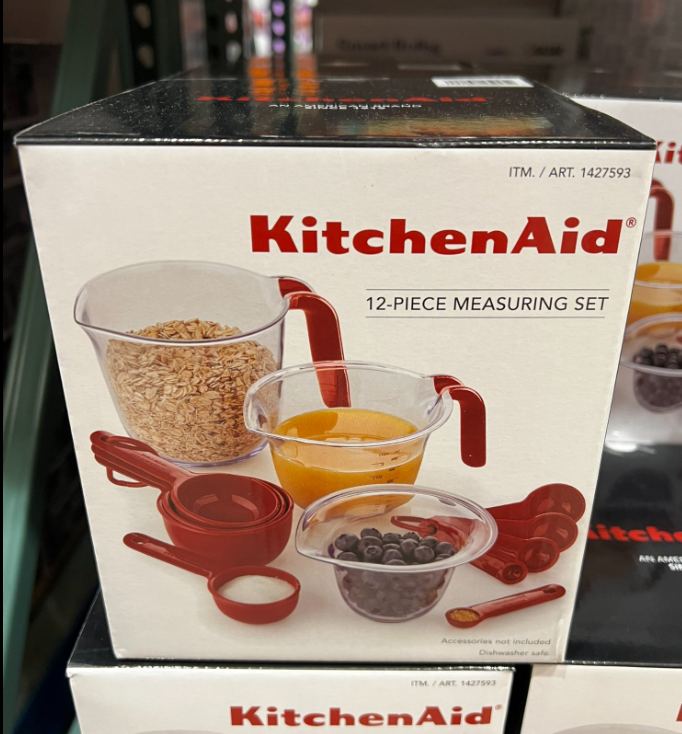 Bộ dụng cụ đo lường kitchenaid 12 món