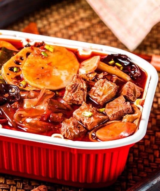 combo 3 hộp lẩu bò tê cay tự sôi