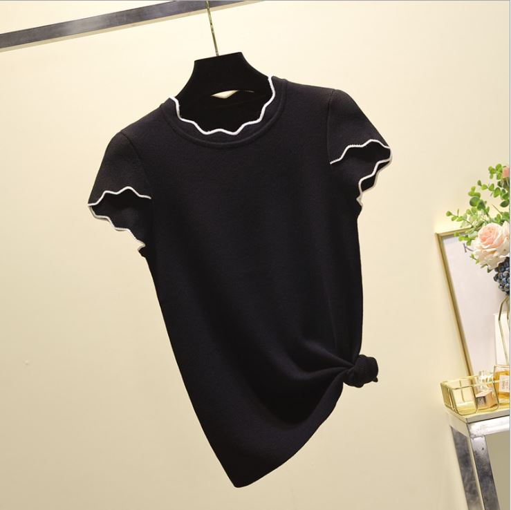 Áo Crop-Top cuốn biên