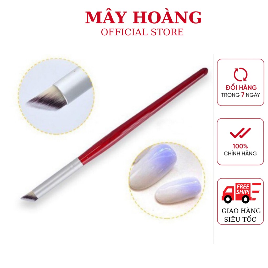 cọ dặm omber cán gỗ đầu xéo (hàng looại 1)