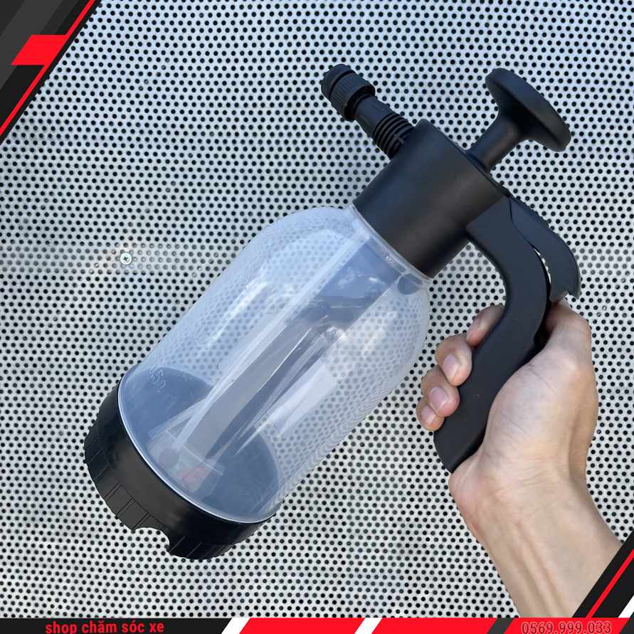 Bình xịt rửa xe bọt tuyết cầm tay 2 lít