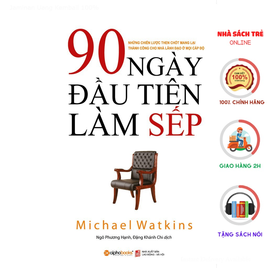 Sách alphabooks - 90 ngày đầu tiên làm sếp