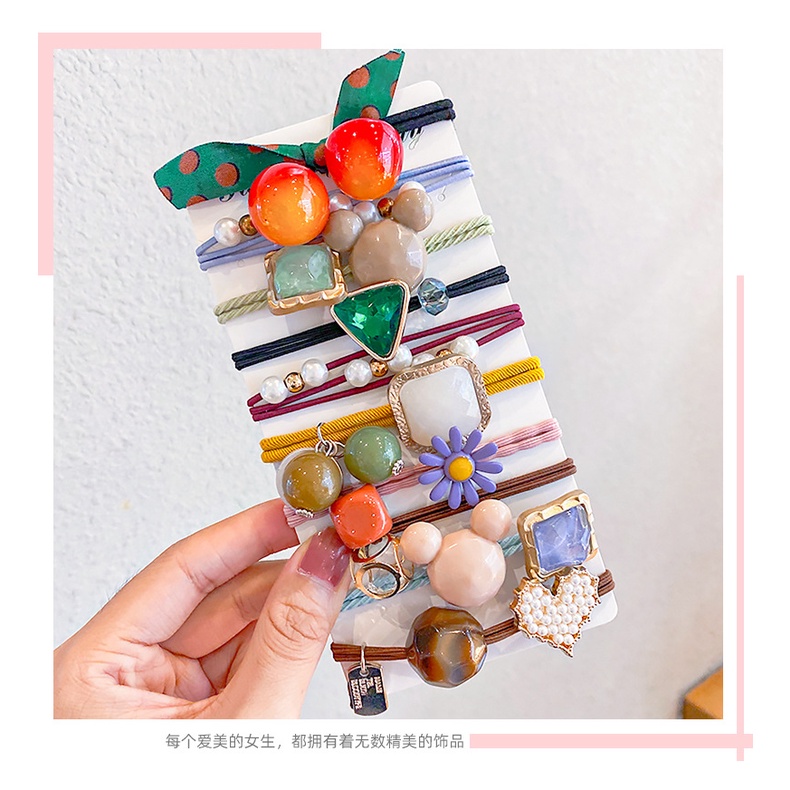 Set 13 dây buộc tóc cho bé gái