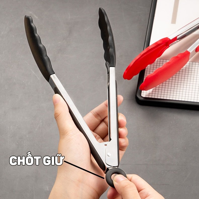 Kẹp gắp silicon 28cm
