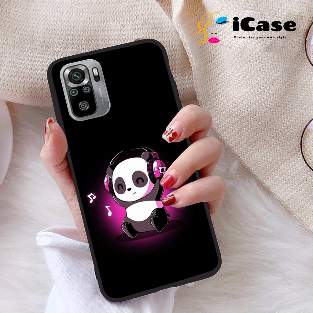 Ốp lưng Xiaomi Redmi Note 10S viền dẻo TPU BST Panda