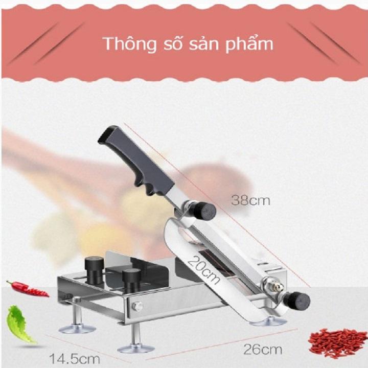 Dao thái thịt đông lạnh bằng Inox