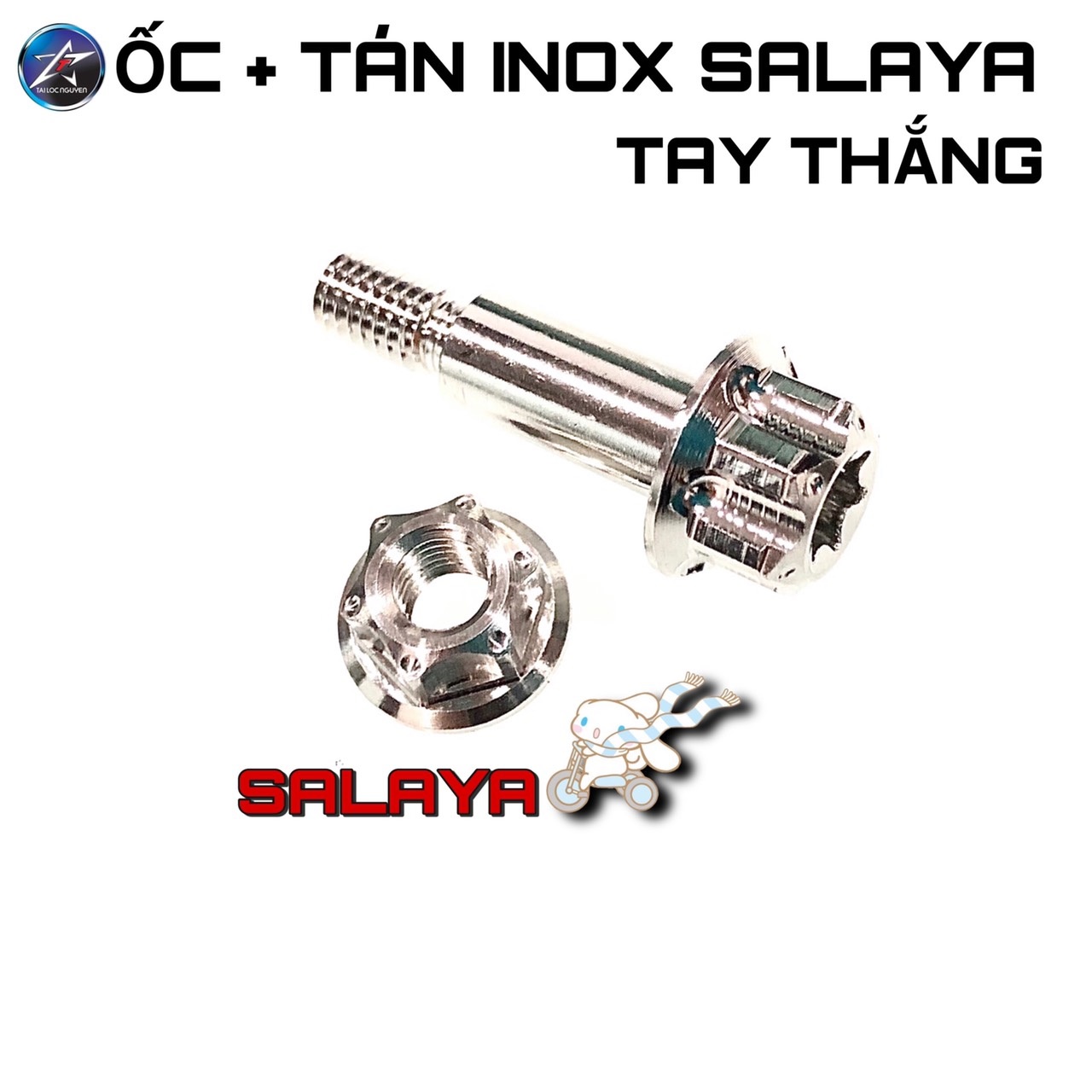 [HCM]ỐC TAY THẮNG INOX SALAYA