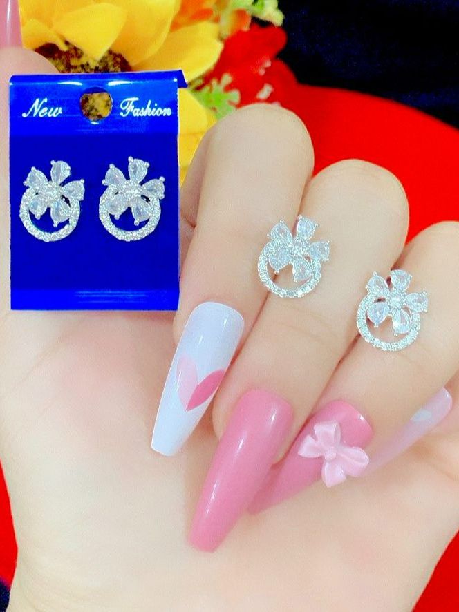 Bông tai nữ mạ vàng or bạch kim nhiều kiểu dáng BT0116050523