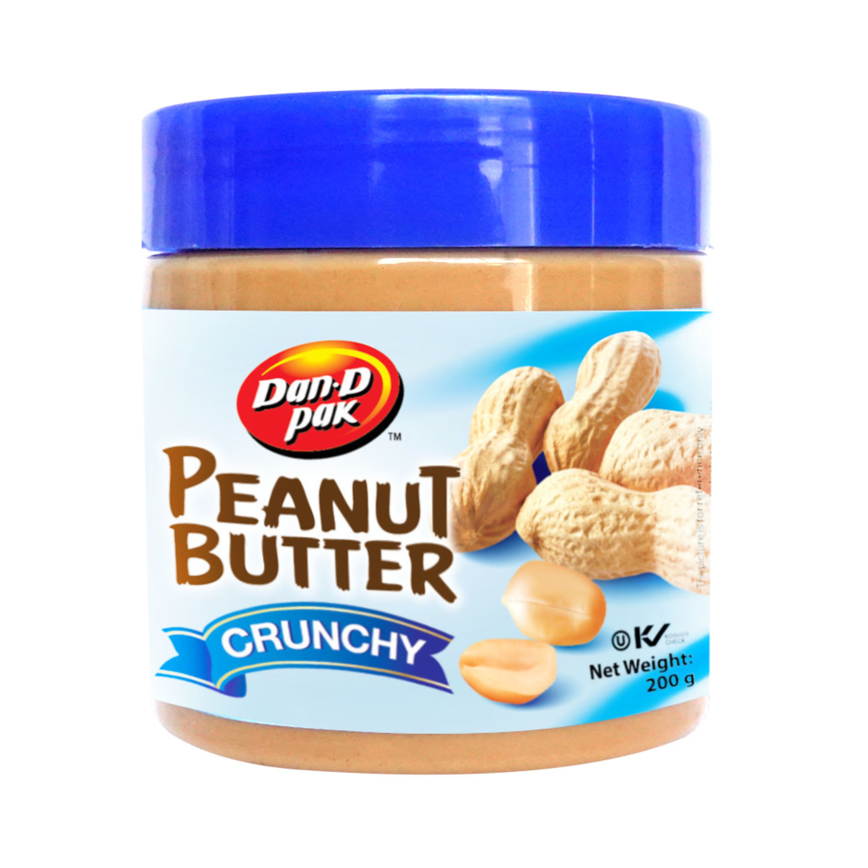 Bơ Đậu Phộng Còn Hạt Crunchy & Creamy 400g - Dan D Pak | Peanut Butter Nguyên Chất, Thơm Béo, Giàu Dinh Dưỡng