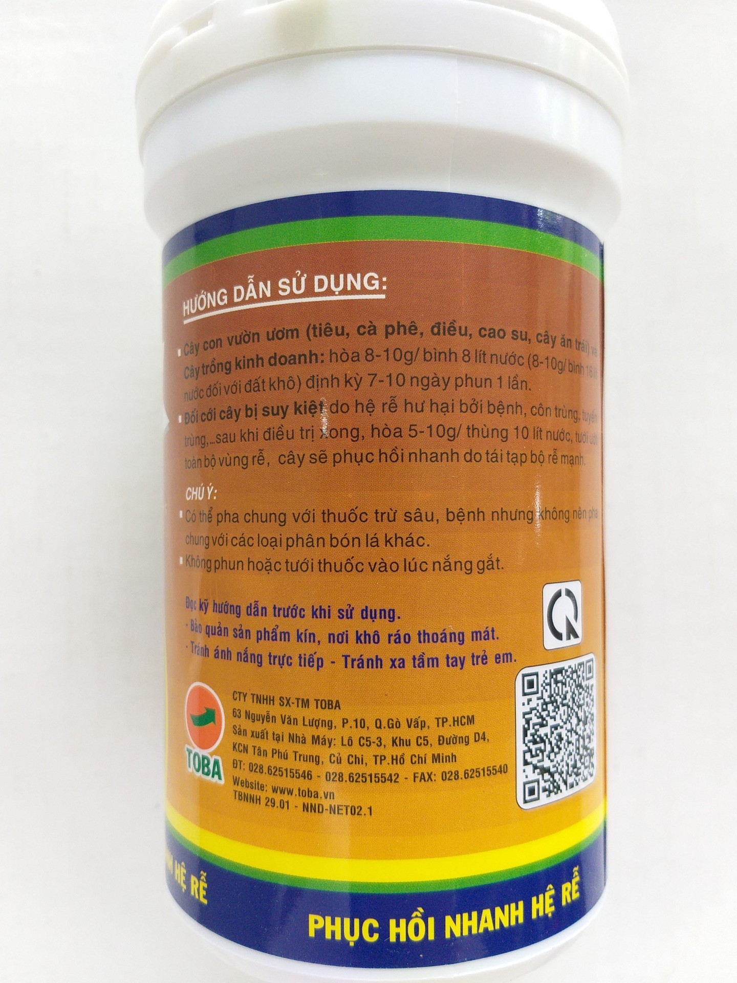 Phân bón hỗn hợp NPK TOBA NET - 200GR