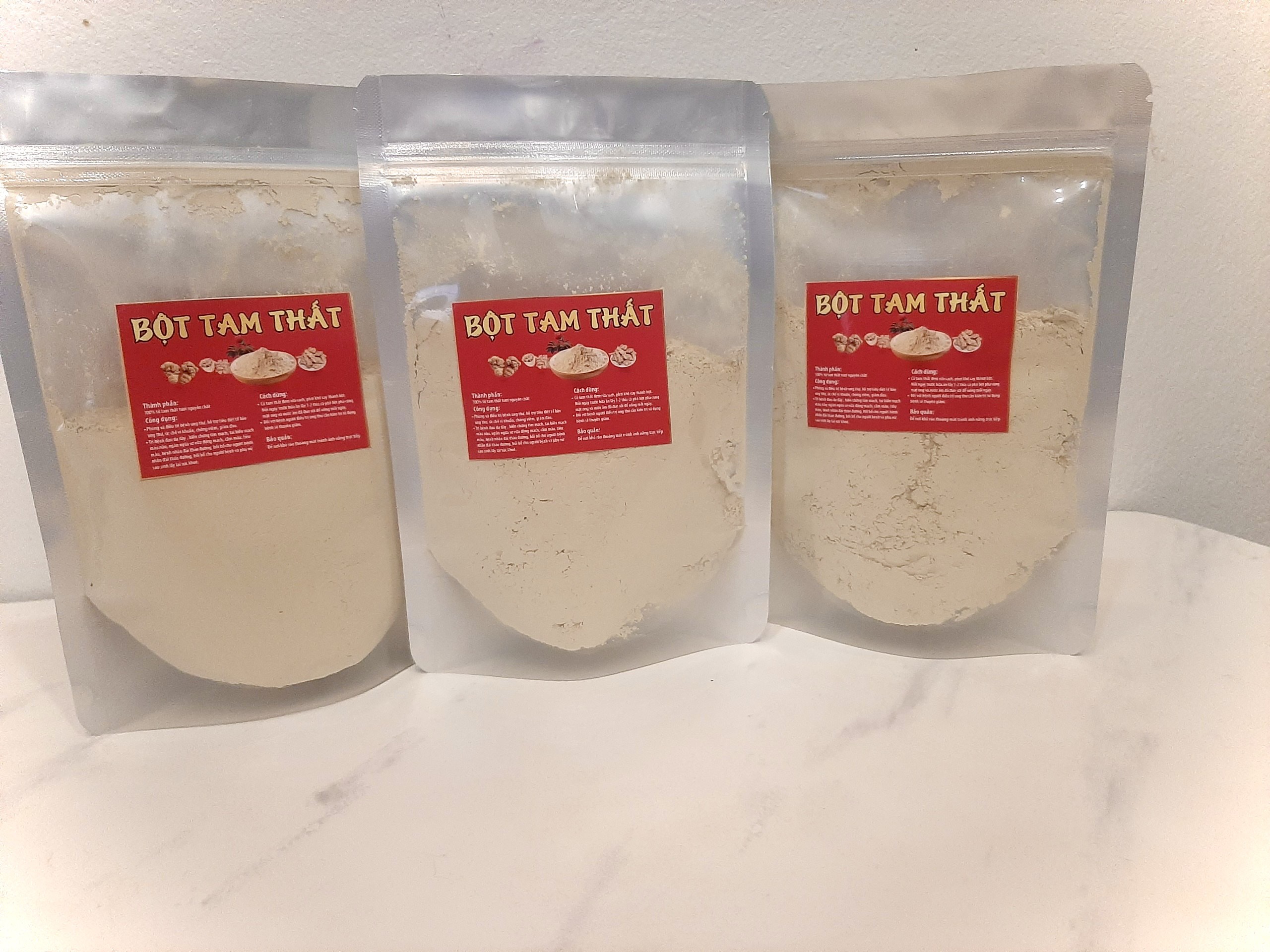 [FREESHIP MAX] (100gram) Bột tam thất Bắc  ( hàng 4-5 củ )