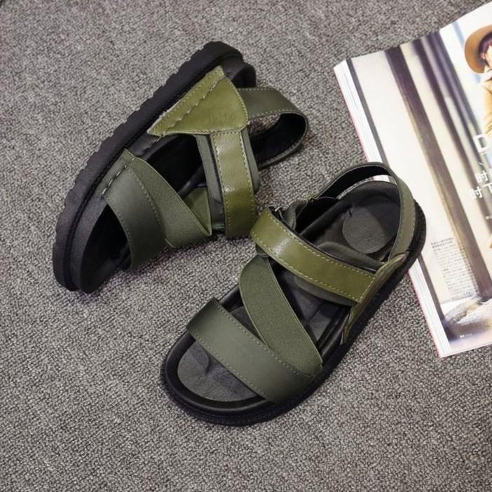 Sandal quai ngang đế cao su êm chân DG3