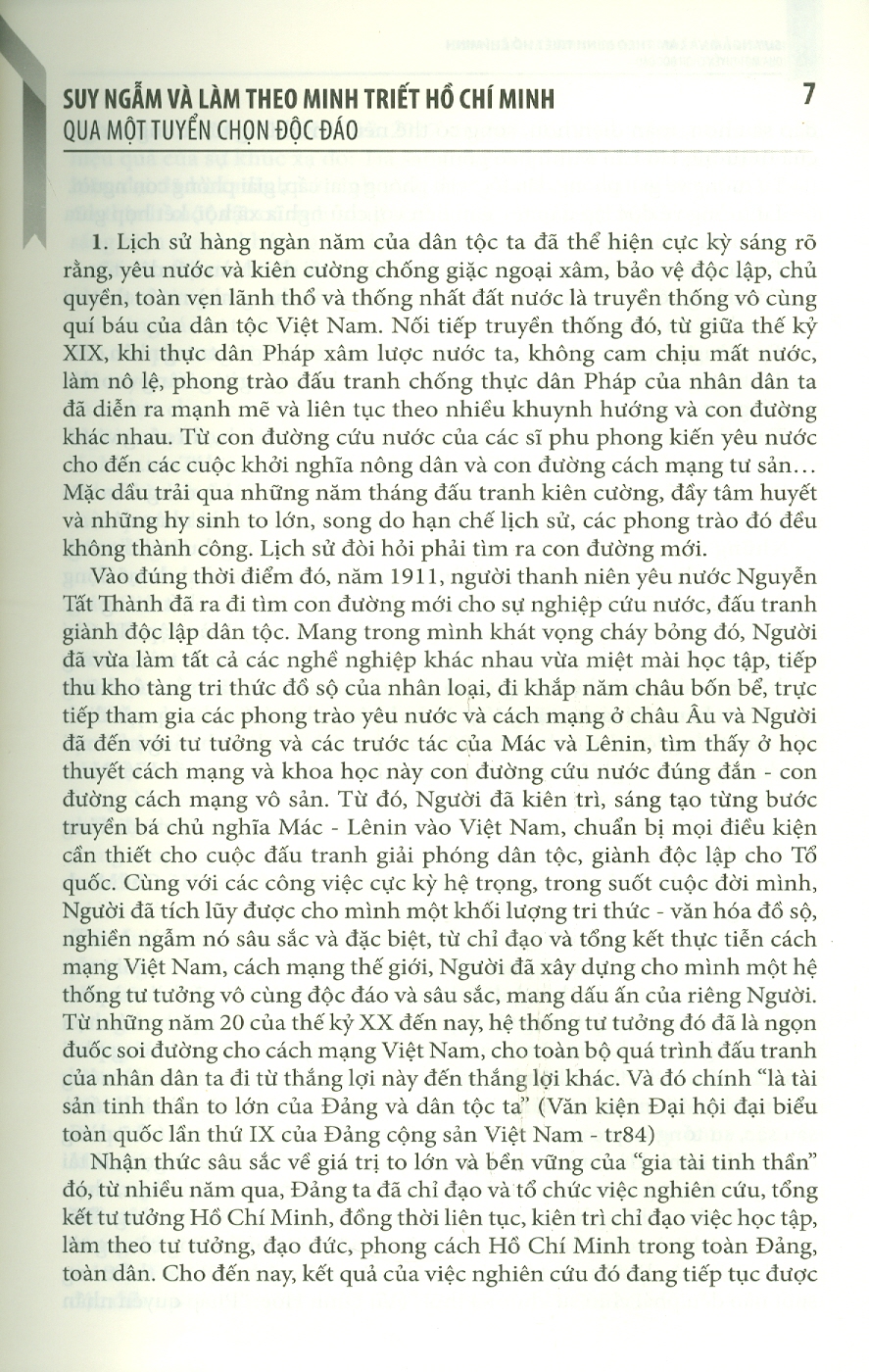 Hồ Chí Minh Danh Ngôn: Tư Tưởng - Đạo Đức (Bìa Cứng)