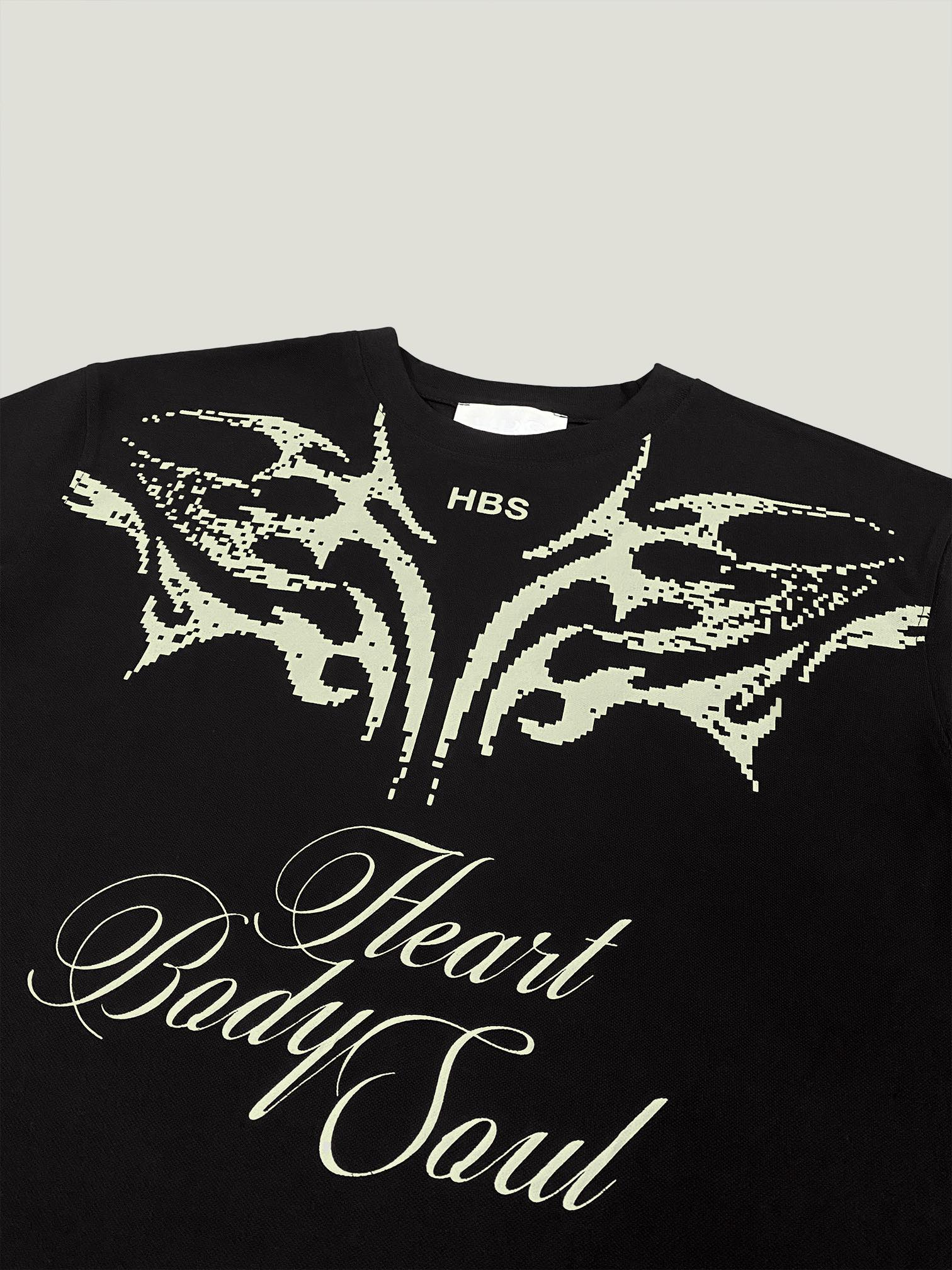 Áo thun hình HBS NIGHTWING T-SHIRT - BLACK