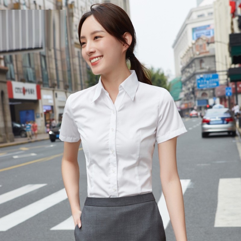 ÁO Sơ mi TRẮNG ngắn tay công sở