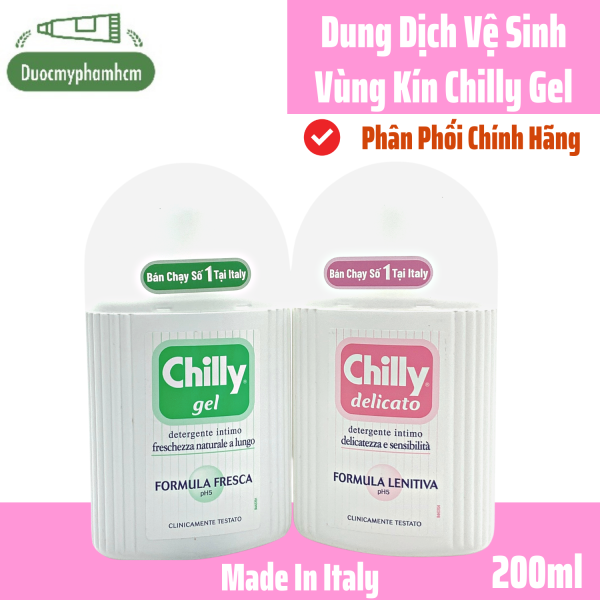 Chilly Gel 200ml - Dung dịch vệ sinh phụ nữ số 1 tại Ý