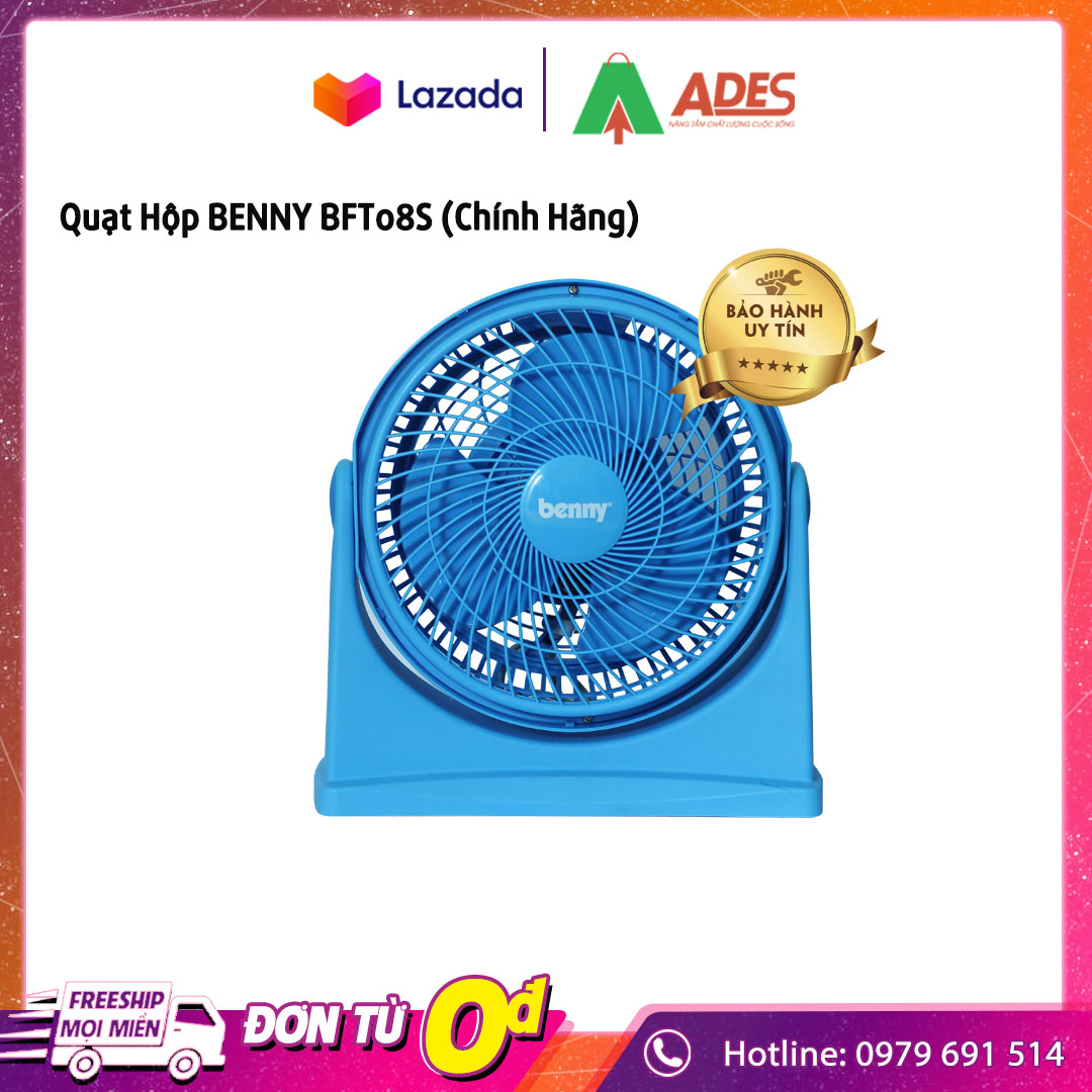 Quạt Hộp BENNY BFT08S - BH 2 Năm