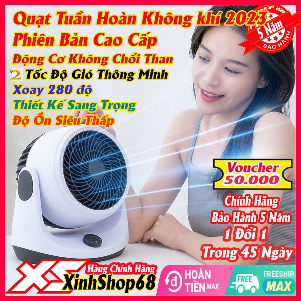 Quạt để Bàn Loại To Siêu Tốt Siêu Chất Lượng Tuần Hoàn đối Lưu điều Hòa Không Khí Tiếng ồn Cực