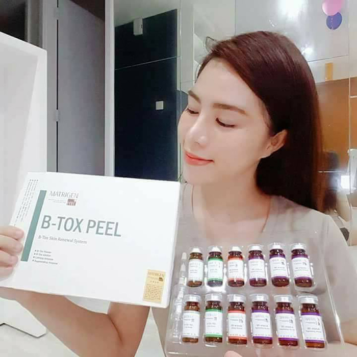 [HCM]Liệu Trình Thay Da Sinh Học B-TOX PEEL (nửa set)