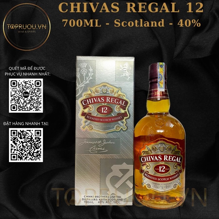 [Chính hãng] CHI VAS RE GAL 12 - 700ML - NK SCOTLAND