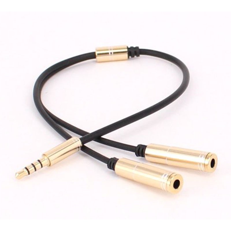 Dây chia từ 1 ra 2 lỗ tai nghe 3.5mm / dây chuyển từ 1 lổ 3.5mm ra 2 lỗ 3.5mm
