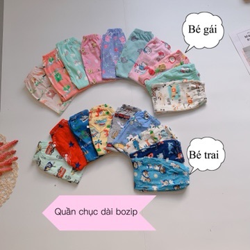 Set 10 Quần Chục Dài BoZip Xuất Xịn Cho Bé