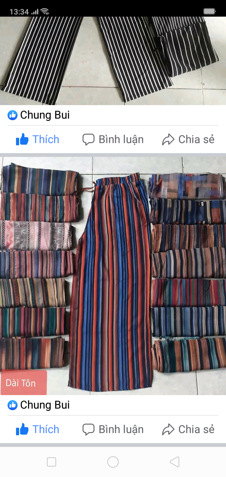 [HCM]quần lưng thun ống rộng