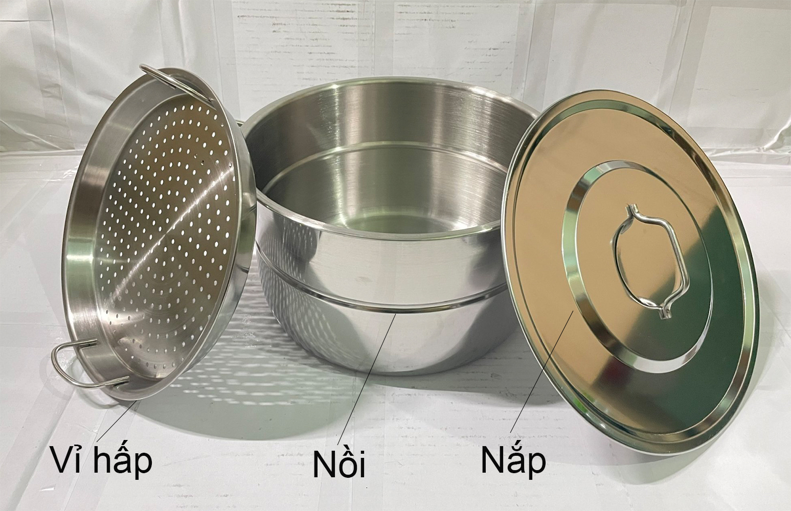 30cm multi-function stainless steel steamer | steaming, cooking, boiling...