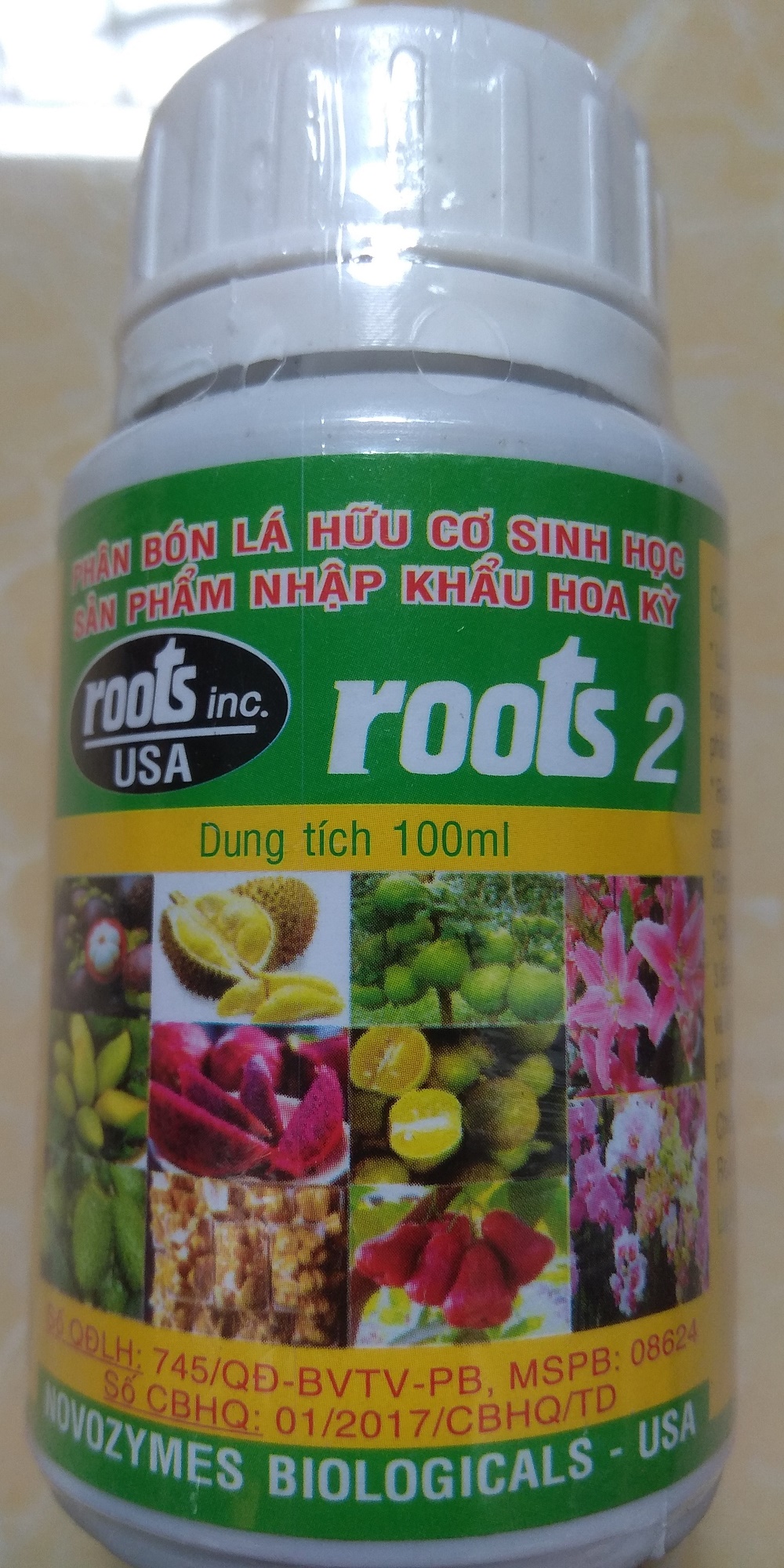 [HCM]Phân bón lá hữu cơ sinh học ROOTS 2 - chai 100 ml