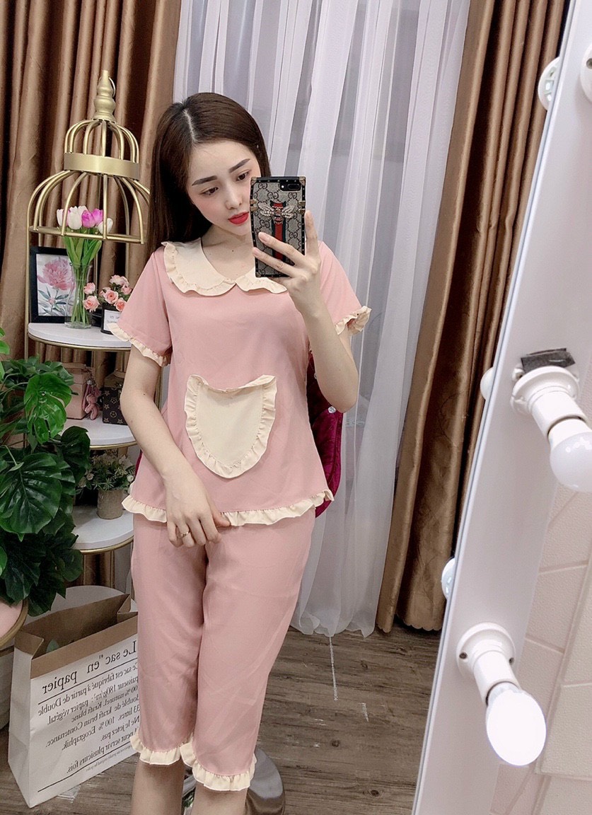BỘ TIỂU THƯ LỬNG MẶC NHÀ CHẤT LỤA MỀM MỊN TP273