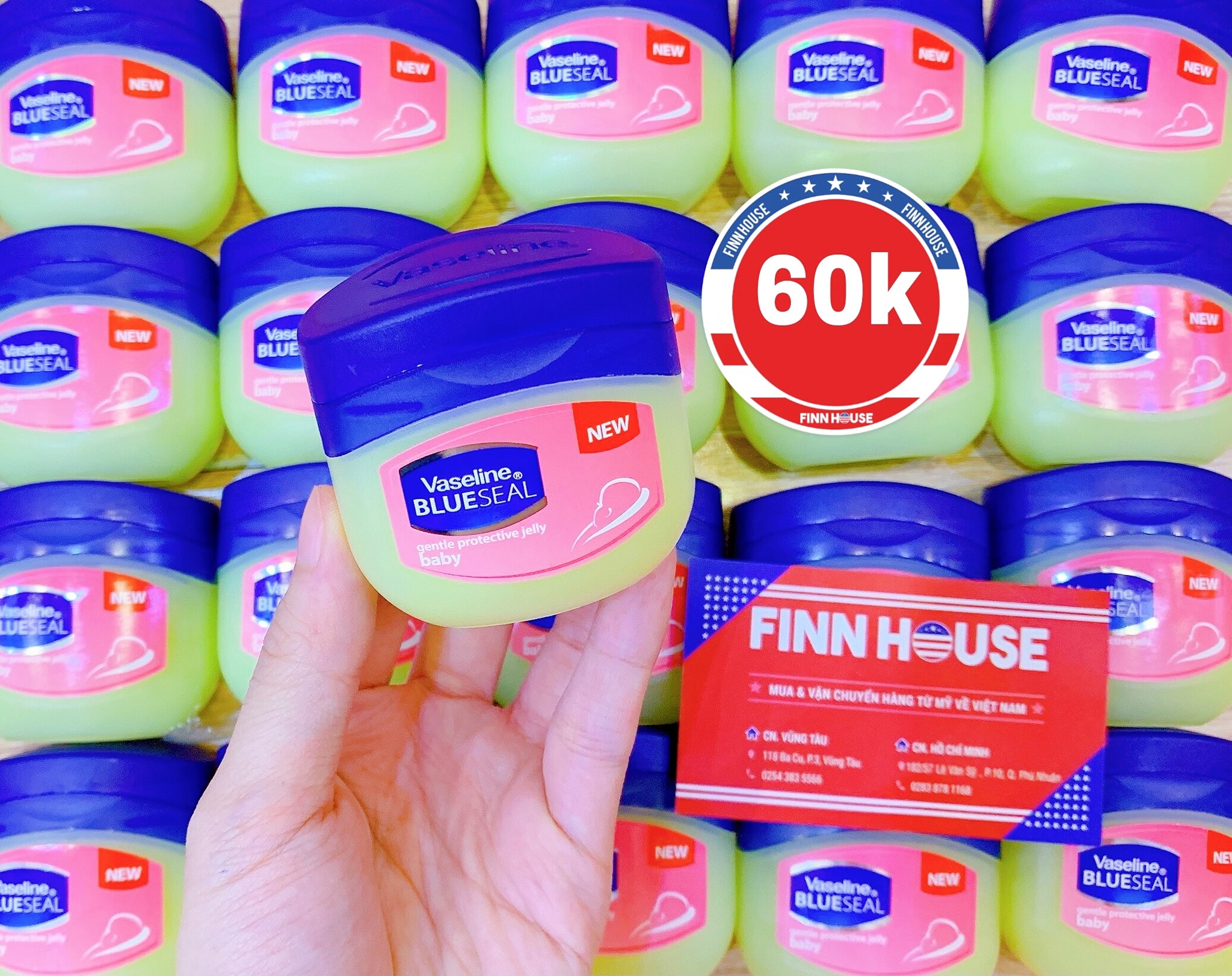 Sáp dưỡng ẩm VASELINE BABY