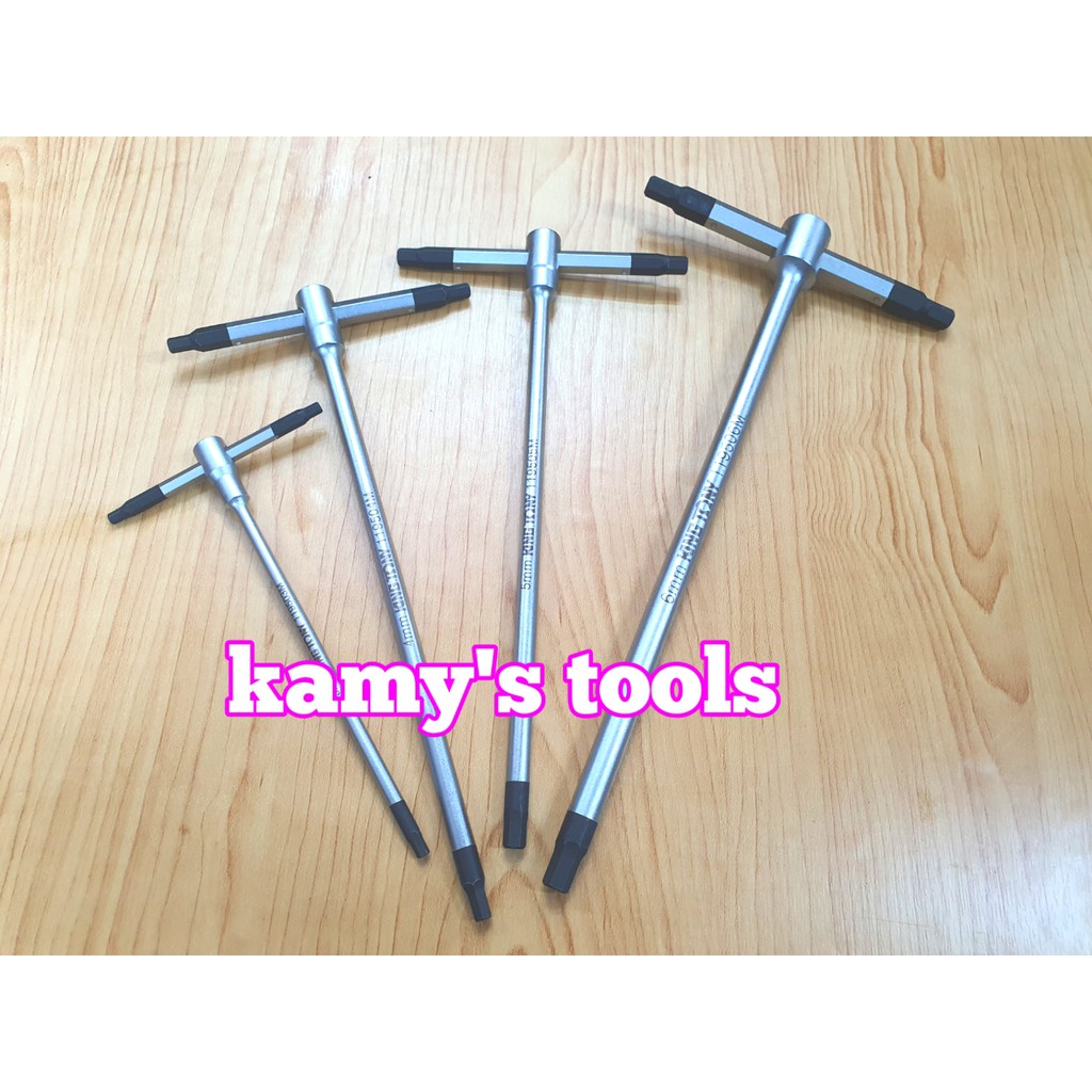 [HCM]Lục giác bằng cán chữ T trượt Kingtony model 1195