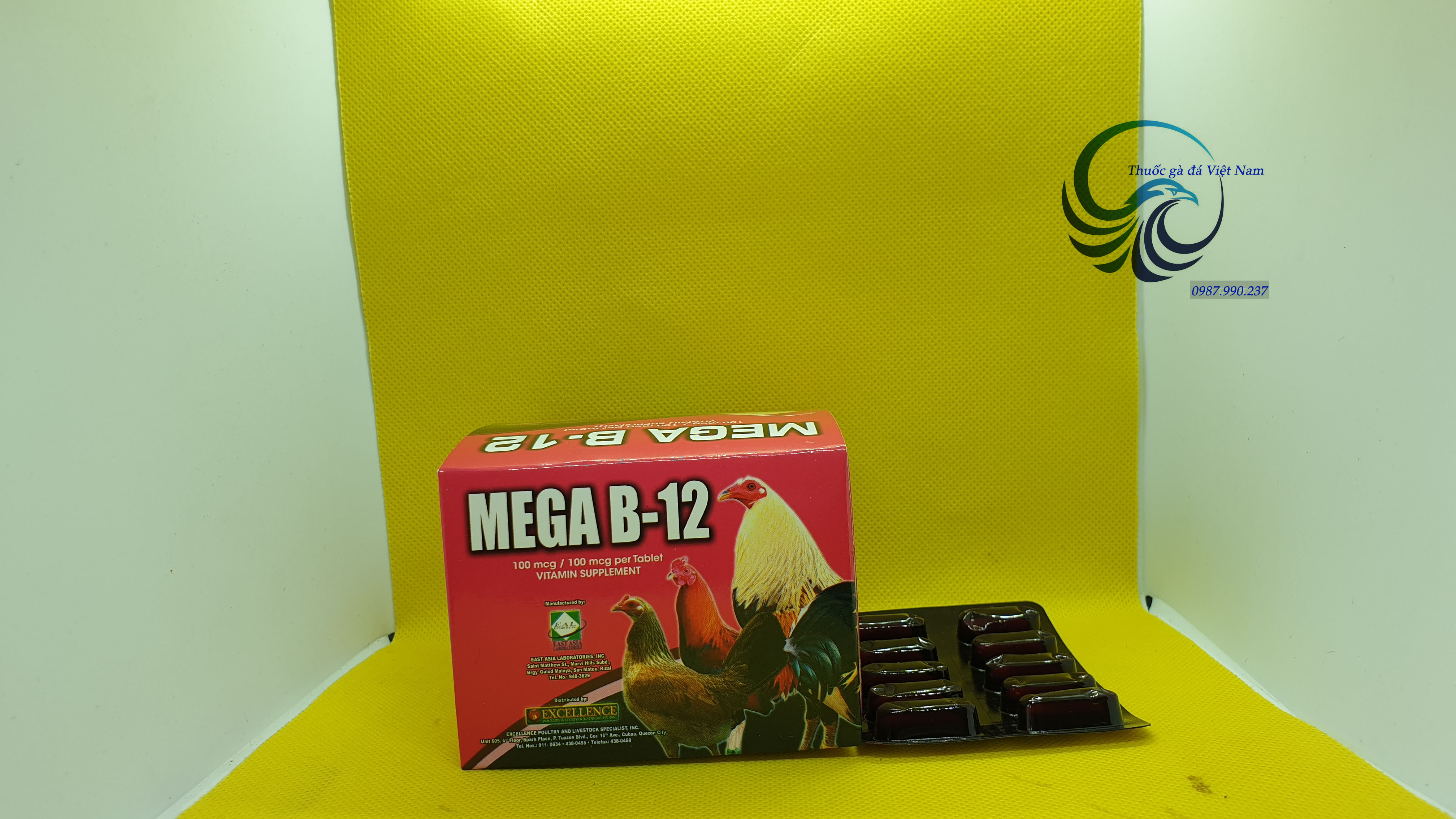 Mega B12 tăng nước máu, nhanh tới đá