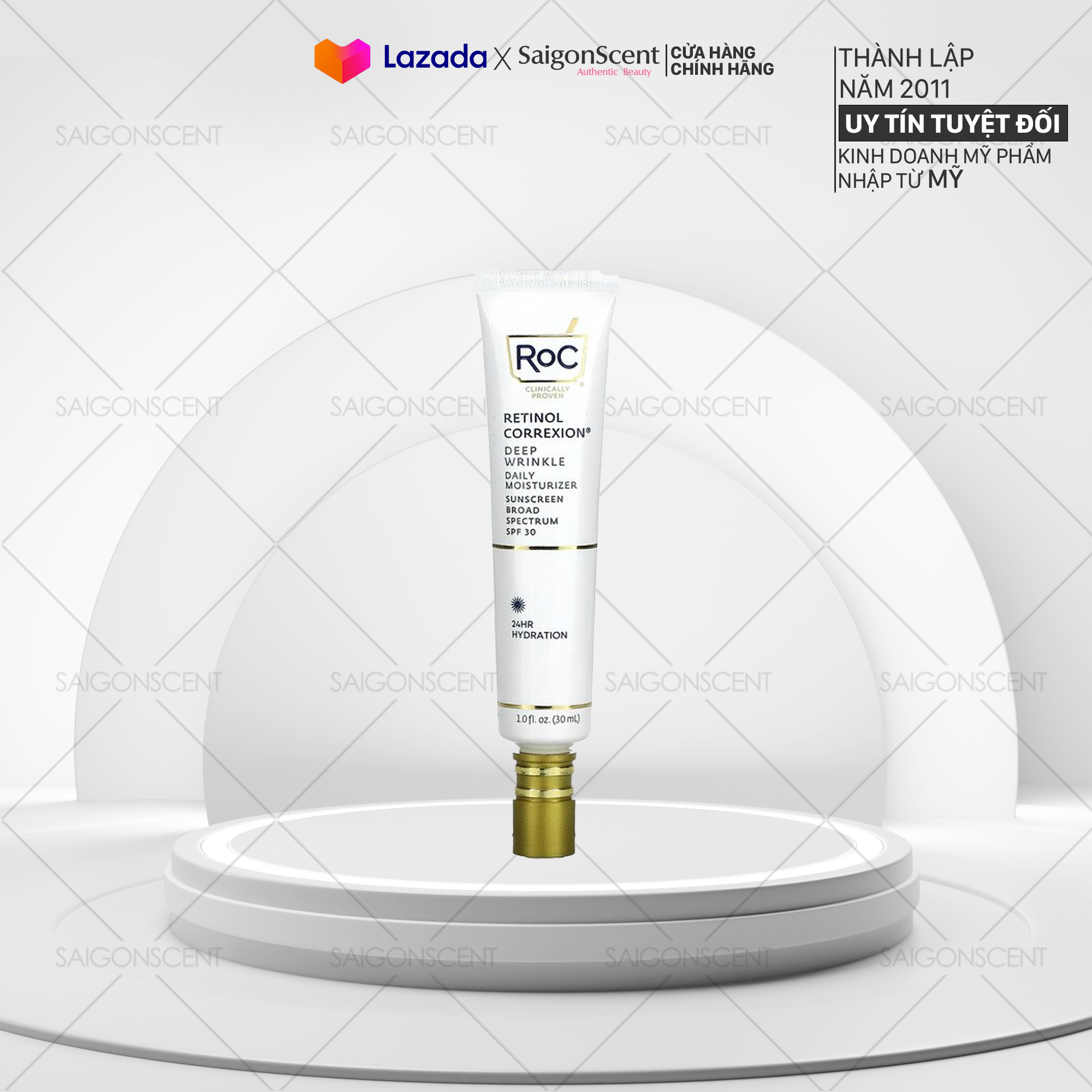 [Saigon Scent] Kem dưỡng làm đầy nếp nhăn Roc Retinol Correxion Deep Wrinkle Filler ( 30mL )