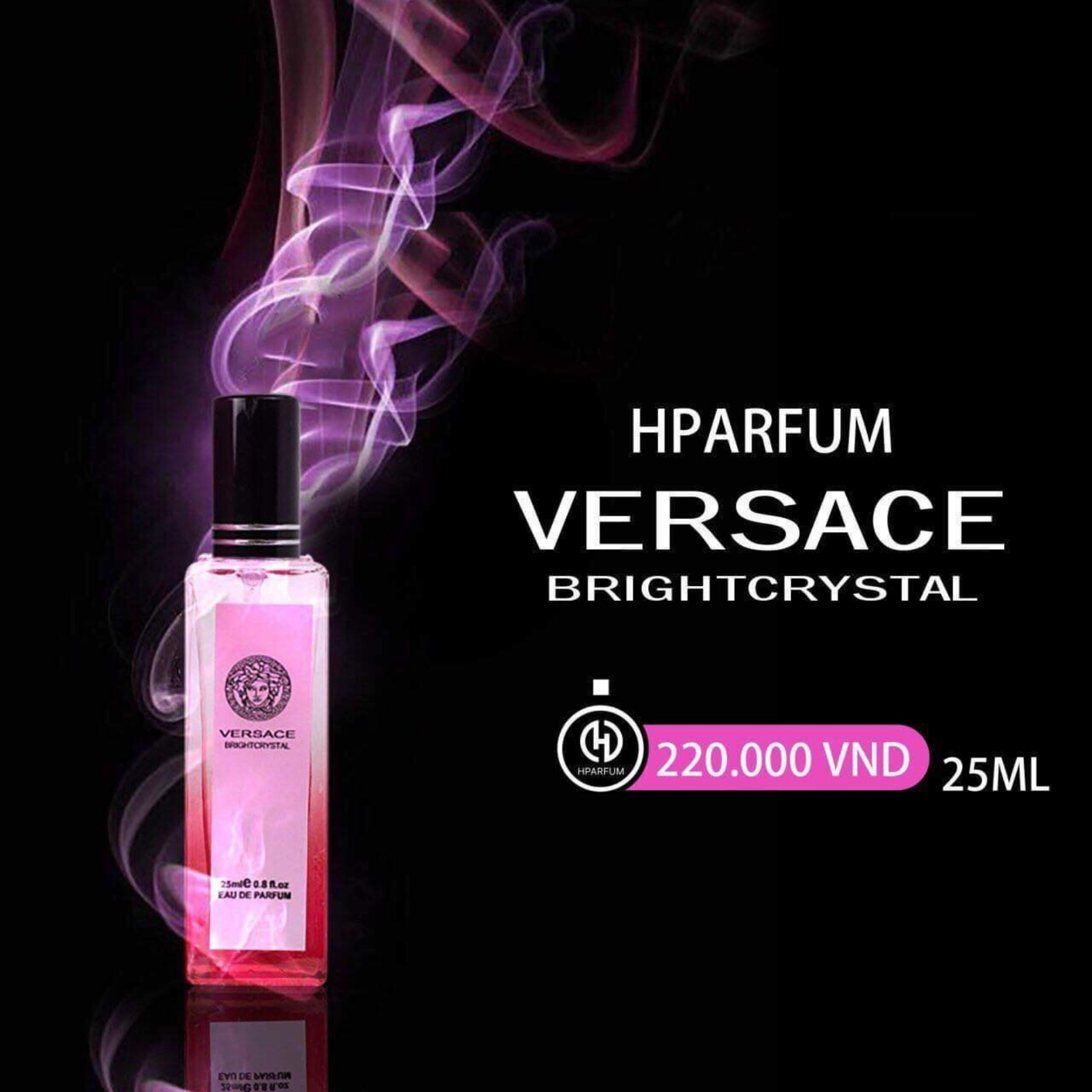 Tinh Dầu Nước Hoa Pháp Hparfum Versace Bright Crystal