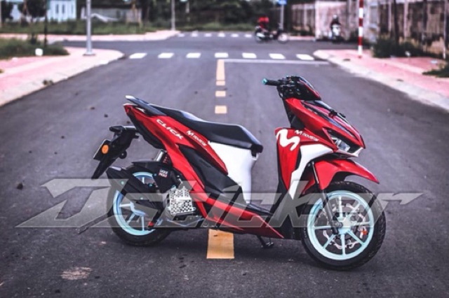 [TP.HCM] Tem Vario mẫu Movistar Rời - dán xe đỏ [KÈM QUÀ TẶNG]