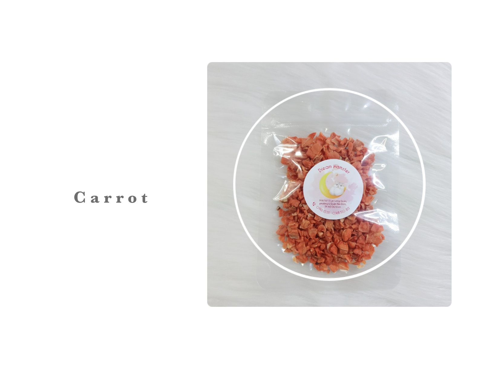 Cà Rốt Sấy Cho Hamster (40gr)