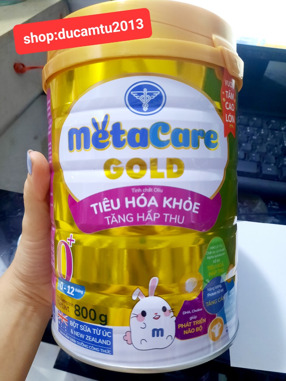 Sữa bột metacare gold số 0 800g