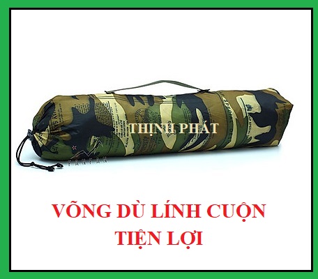 VÕNG DÙ LÍNH VIỆT NAM BỀN ĐẸP (Tặng kèm 5 mét dây dù)