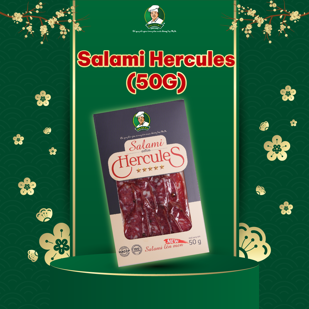[ Chỉ giao Hà Nội ] Salami lên men Hercules 50g