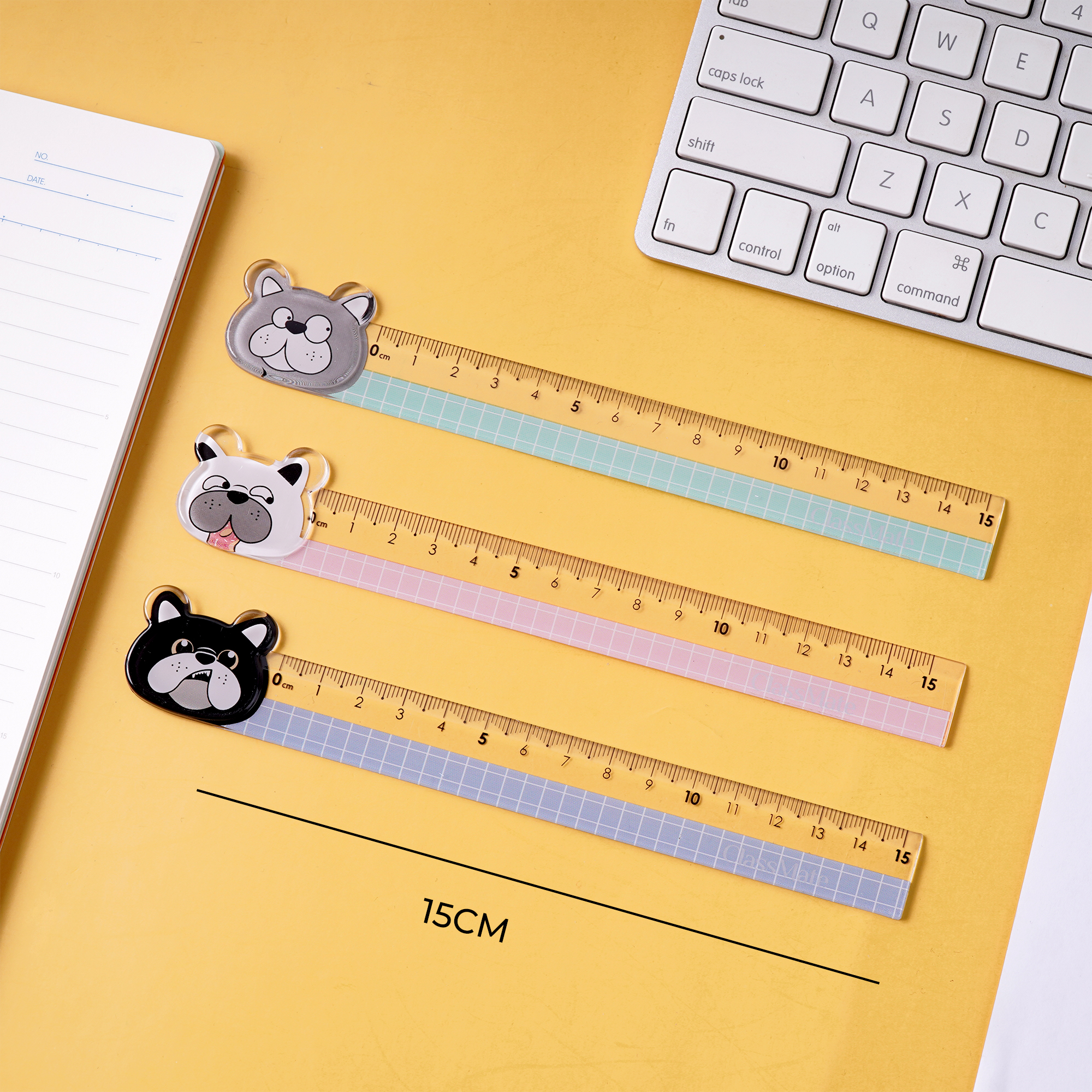 Thước Kẻ Nhựa CLASSMATE Cho Học Sinh 15cm RL04-PE