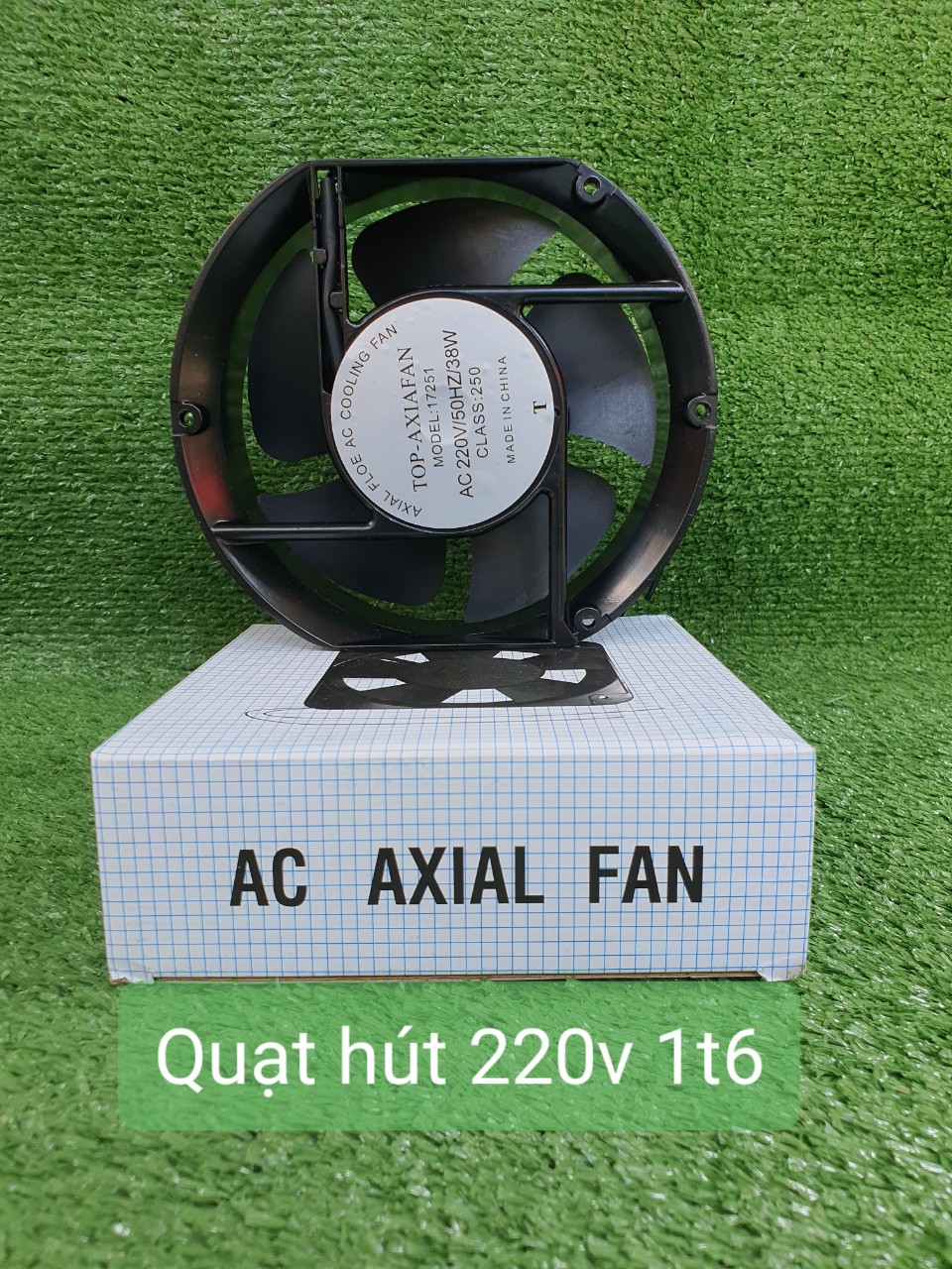 Quạt Hút Mùi Thông Gió Thoáng Khí 220v 15cm - 16cm kim loại