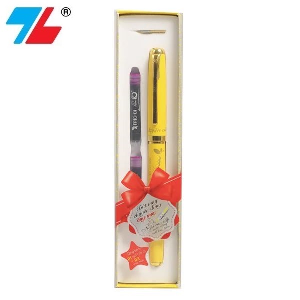 Bút máy luyện chữ đẹp điểm 10 ftc-02 / bút mực thiên long ftc02 tặng kèm 01 ngòi và 3 ống mực