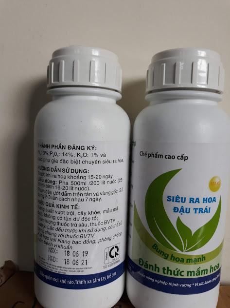 [HCM]Phân bón phân hóa mầm hoa, giúp làm bông, kích ra hoa 500ml