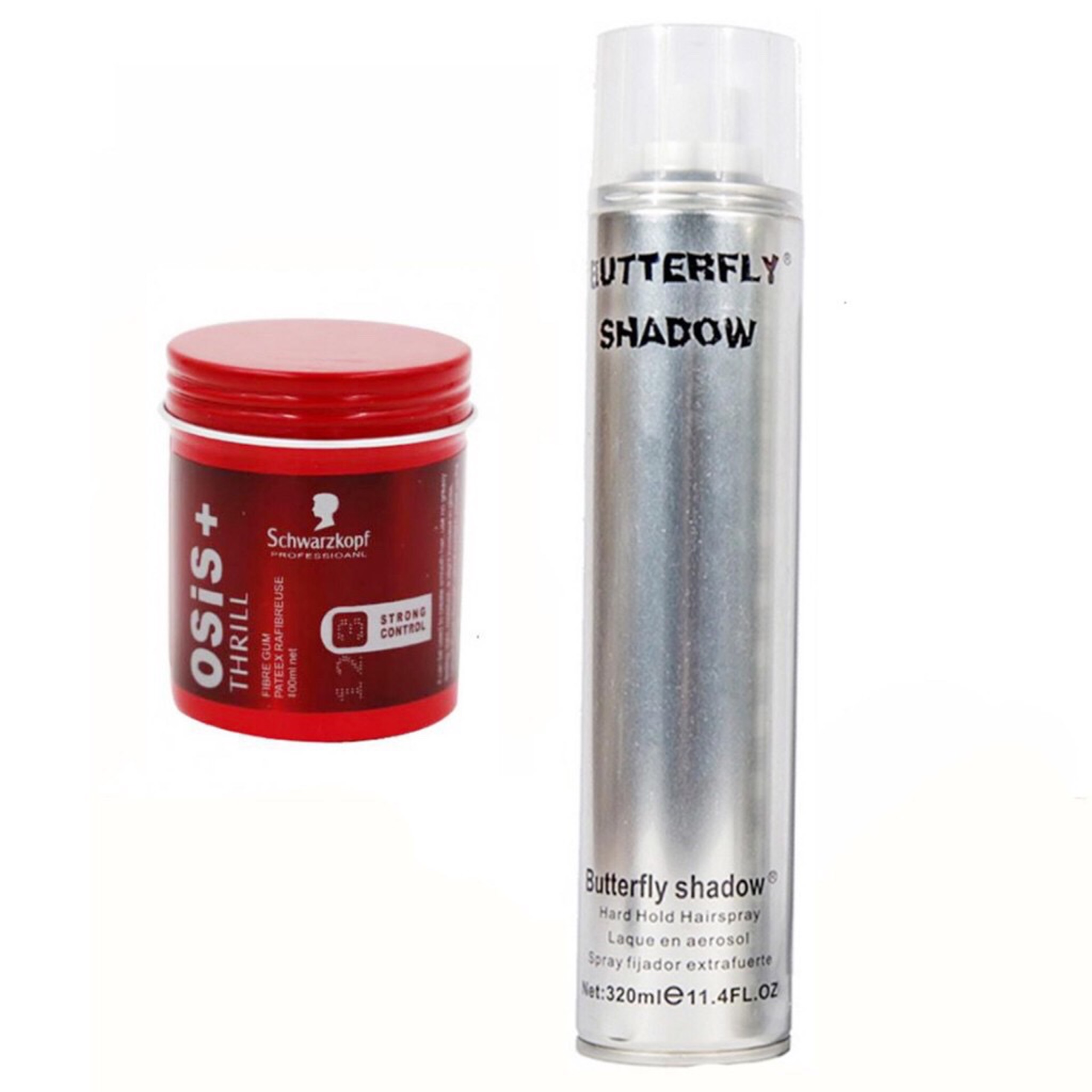 [HCM]Combo tạo kiểu tóc - Sáp Osis và gôm xịt Butterfly Shadow