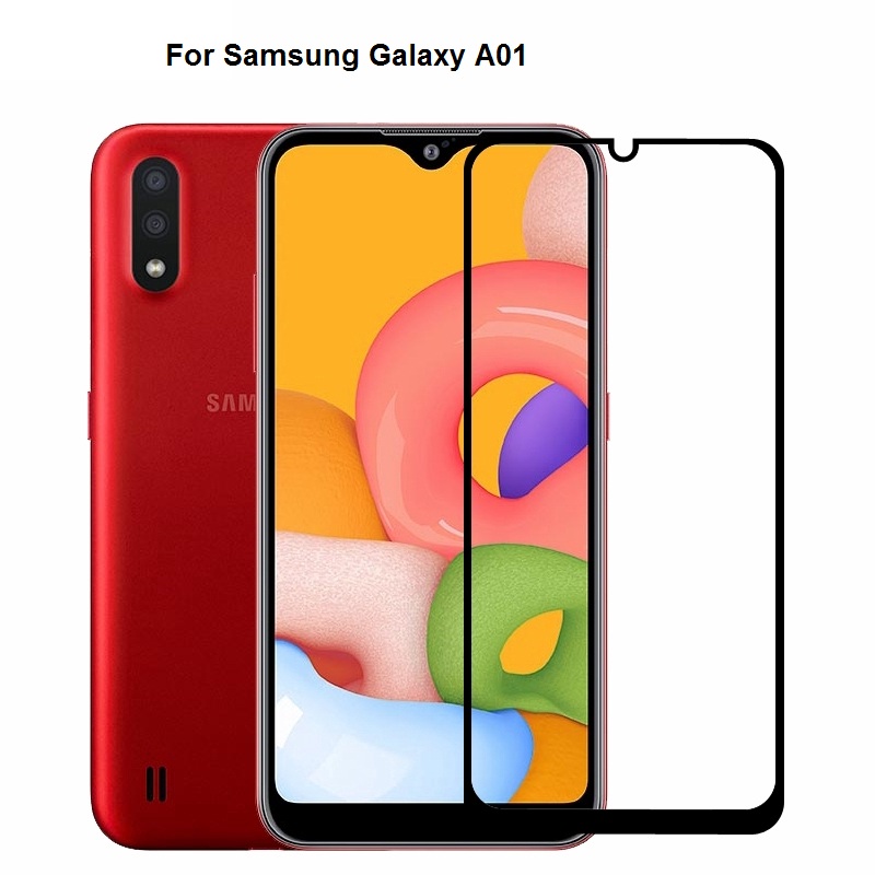 Kính cường lực full màn Samsung A01